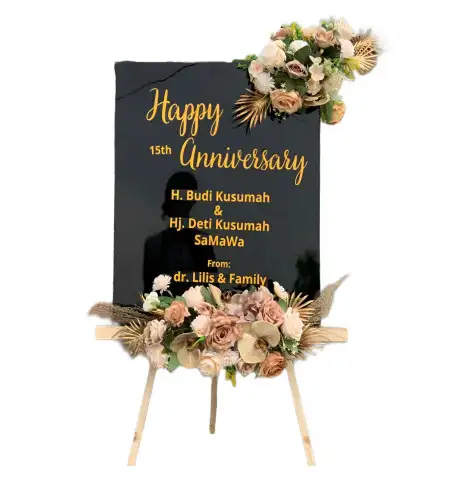 Papan Bunga Akrilik Sambau