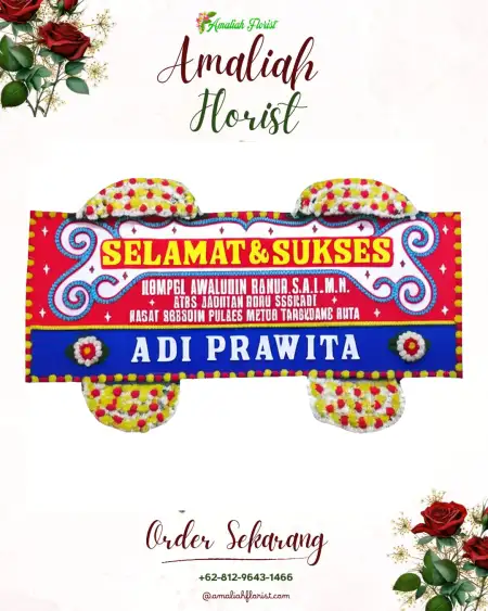 Papan Bunga Ucapan Selamat Sambau